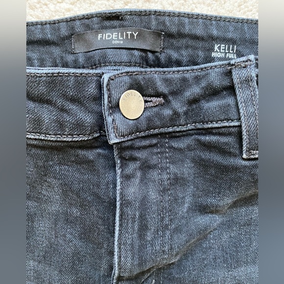 Fidelity Kelli High Rise Jeans in Black size 29 - Picture 8 of 12